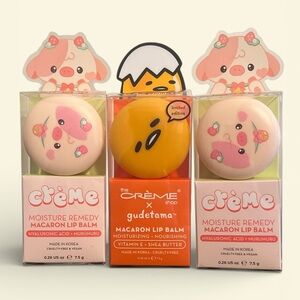 Bundle of 3 Crème Shop Macaron Lip Balms